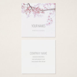 VISITEKAARTJE : " CHERRY BLOSSOM " : NATUURLIJK