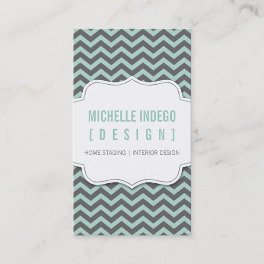 VISITEKAARTJE:: chevron3 2P Visitekaartje (Voorkant)