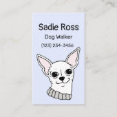 Visitekaartje Chihuahua (Voorkant)