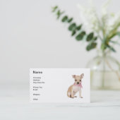 Visitekaartje Chihuahua (Staand voorkant)