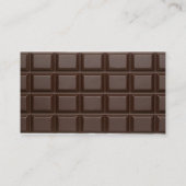 Visitekaartje Chocolade Bar (Achterkant)