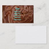 Visitekaartje Chocolade Fudge (Voorkant / Achterkant)