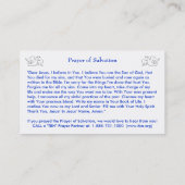 Visitekaartje Christelijke getuige (Achterkant)