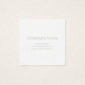 VISITEKAARTJE: CITRUS VIERKANTE VISITEKAARTJES (Achterkant)