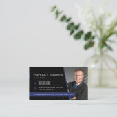 Visitekaartje Coldwell Banker Black-Blue (Staand voorkant)