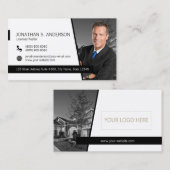 Visitekaartje Coldwell Banker White-Black (Voorkant / Achterkant)