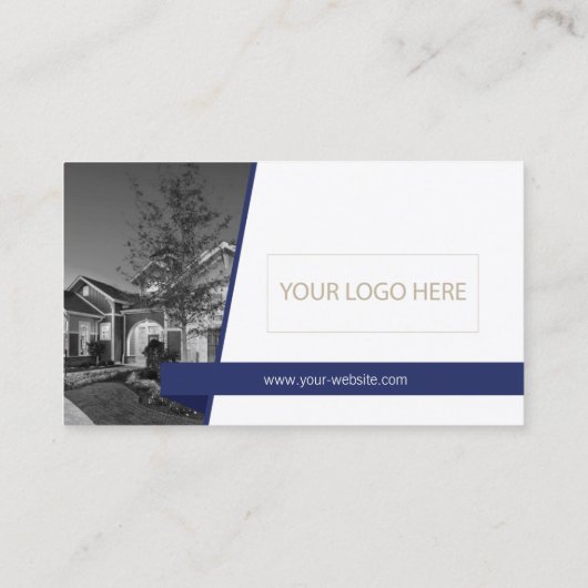 Visitekaartje Coldwell Banker White-Blue (Achterkant)