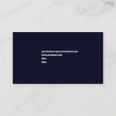 Visitekaartje Communicatie concept (Achterkant)