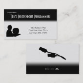 Visitekaartje Computerprogrammeerprogramma's (Voorkant / Achterkant)