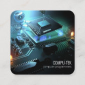 visitekaartje computerprogrammeur (Voorkant)