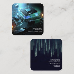 visitekaartje computerprogrammeur