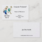 visitekaartje-Computers-We kunnen het oplossen Visitekaartje (Voorkant / Achterkant)