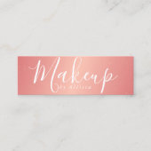 visitekaartje - Confetti Makeup Roze (Voorkant)