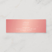 visitekaartje - Confetti Makeup Roze (Achterkant)