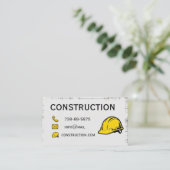 visitekaartje constructie (Staand voorkant)