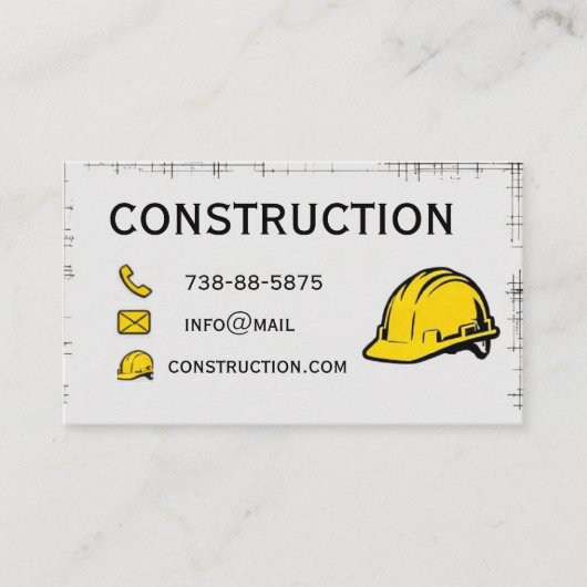 visitekaartje constructie (Voorkant)