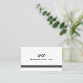 Visitekaartje consultants (Staand voorkant)