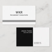 Visitekaartje consultants (Voorkant / Achterkant)