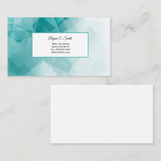 Visitekaartje Contactkaartje (Voorkant / Achterkant)