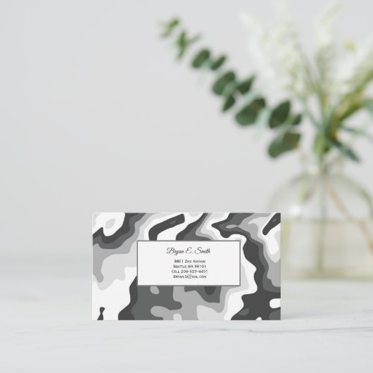 Visitekaartje Contactkaartje (Staand voorkant)