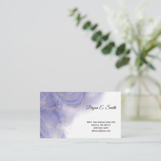 Visitekaartje Contactkaartje (Staand voorkant)