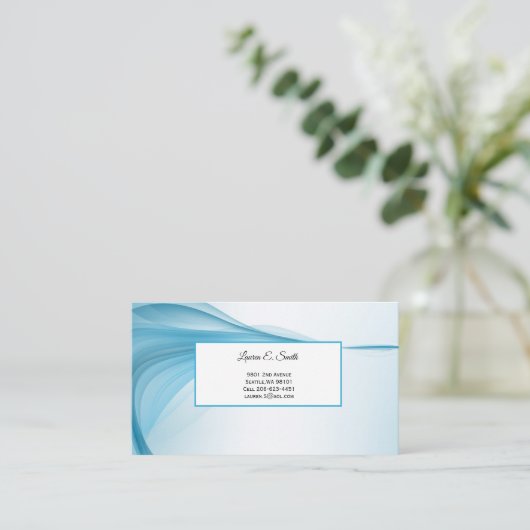 Visitekaartje Contactkaartje (Staand voorkant)