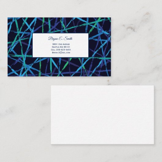 Visitekaartje Contactkaartje (Voorkant / Achterkant)