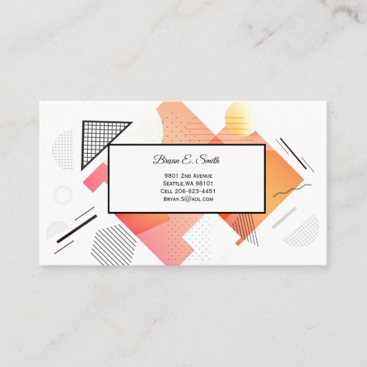 Visitekaartje Contactkaartje (Voorkant)