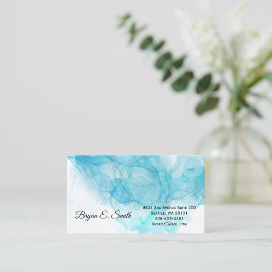 Visitekaartje Contactkaartje (Staand voorkant)