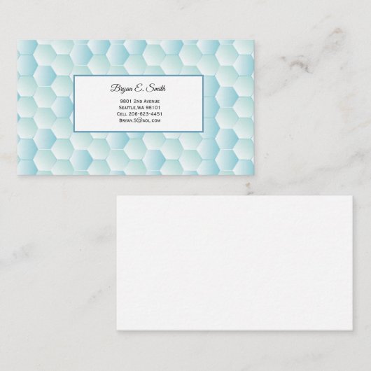 Visitekaartje Contactkaartje (Voorkant / Achterkant)