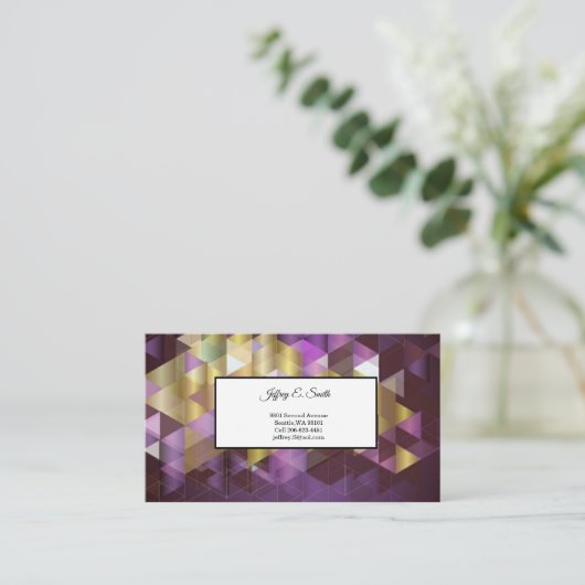 Visitekaartje Contactkaartje (Staand voorkant)