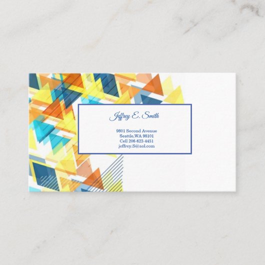 Visitekaartje Contactkaartje (Voorkant)