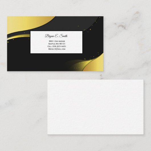 Visitekaartje Contactkaartje (Voorkant / Achterkant)