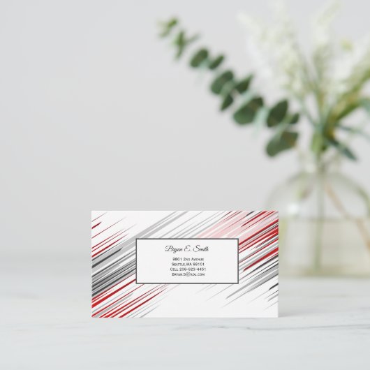 Visitekaartje Contactkaartje (Staand voorkant)