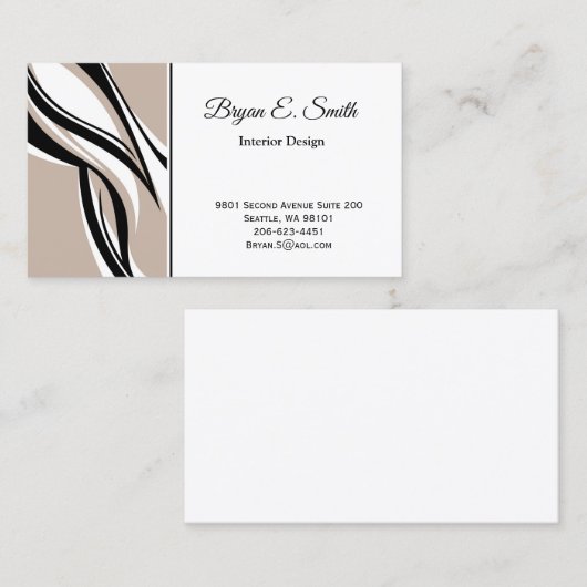 Visitekaartje Contactkaartje (Voorkant / Achterkant)