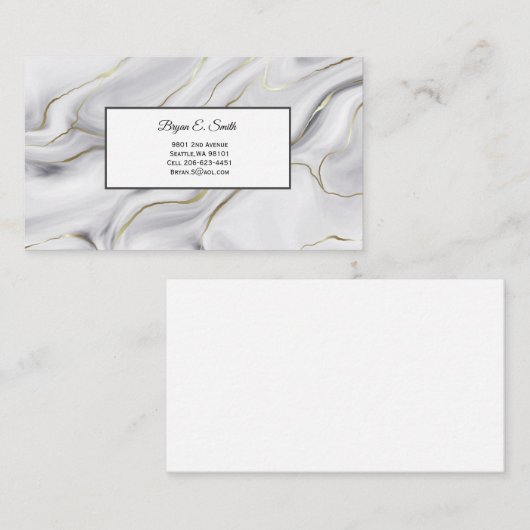 Visitekaartje Contactkaartje (Voorkant / Achterkant)