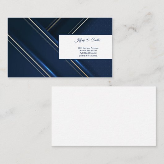 Visitekaartje Contactkaartje (Voorkant / Achterkant)