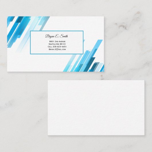 Visitekaartje Contactkaartje (Voorkant / Achterkant)