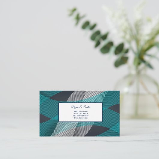 Visitekaartje Contactkaartje (Staand voorkant)