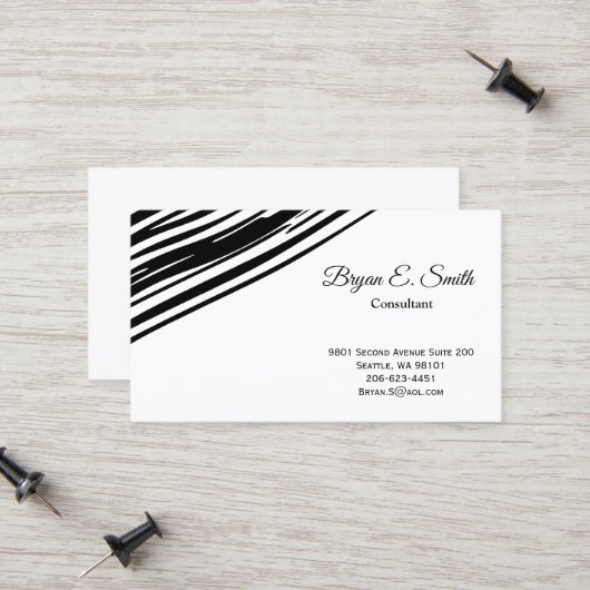 Visitekaartje Contactkaartje (Voorkant / Achterkant in situ)