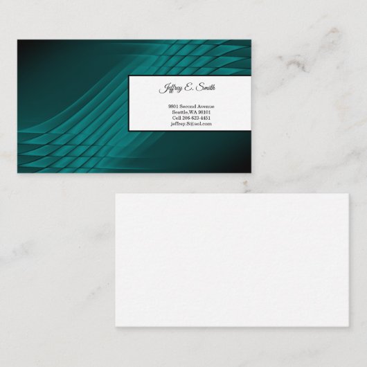 Visitekaartje Contactkaartje (Voorkant / Achterkant)