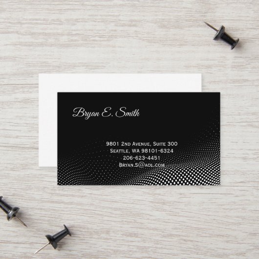 Visitekaartje Contactkaartje (Voorkant / Achterkant in situ)