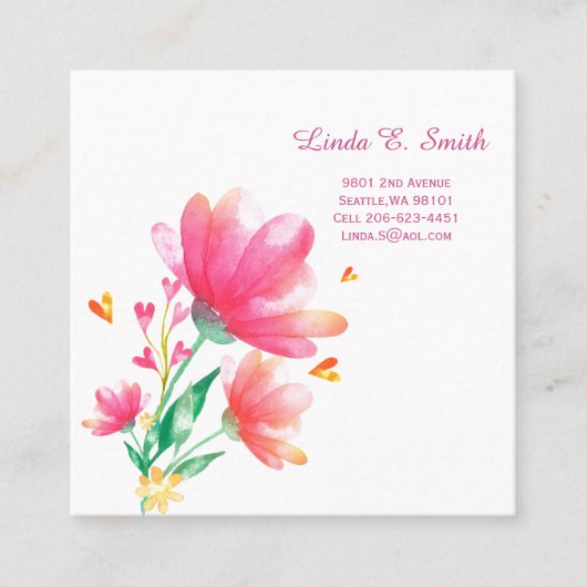 visitekaartje contactkaartje (Voorkant)