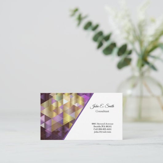 Visitekaartje Contactkaartje (Staand voorkant)