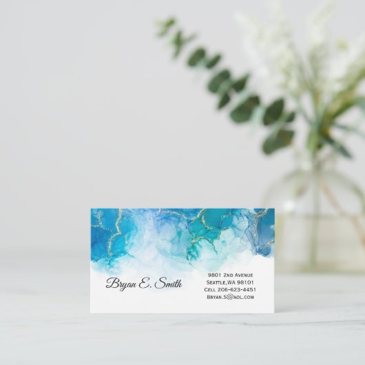 Visitekaartje Contactkaartje (Staand voorkant)