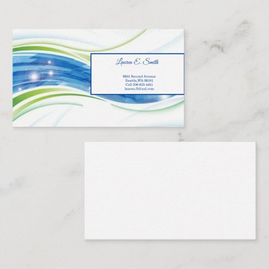 Visitekaartje Contactkaartje (Voorkant / Achterkant)