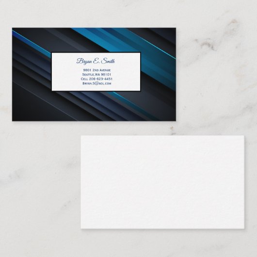 Visitekaartje Contactkaartje (Voorkant / Achterkant)