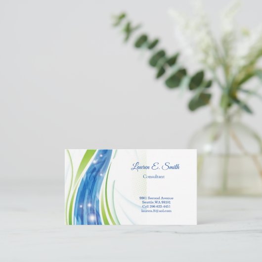 Visitekaartje Contactkaartje (Staand voorkant)