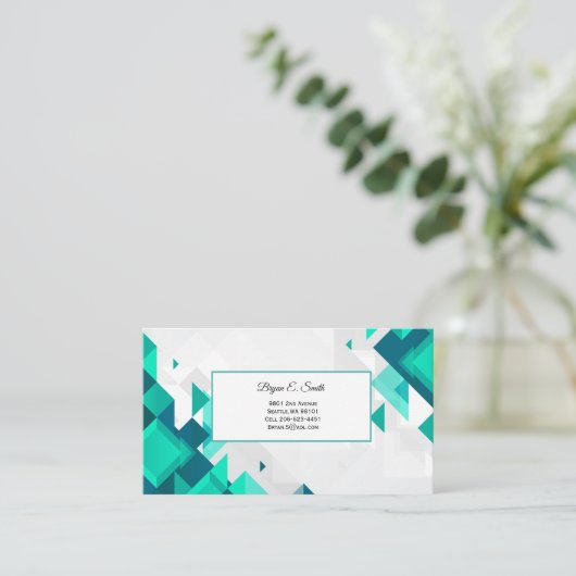 Visitekaartje Contactkaartje (Staand voorkant)