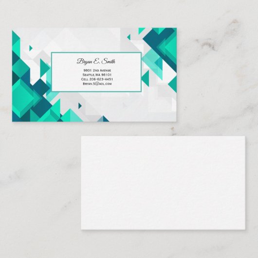 Visitekaartje Contactkaartje (Voorkant / Achterkant)